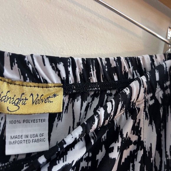 Midnight Velvet Flared Maxi Skirt Office Stretch Comfort - Picture 3 of 5